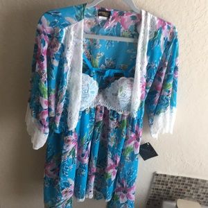 3-piece Floral Lingerie Set